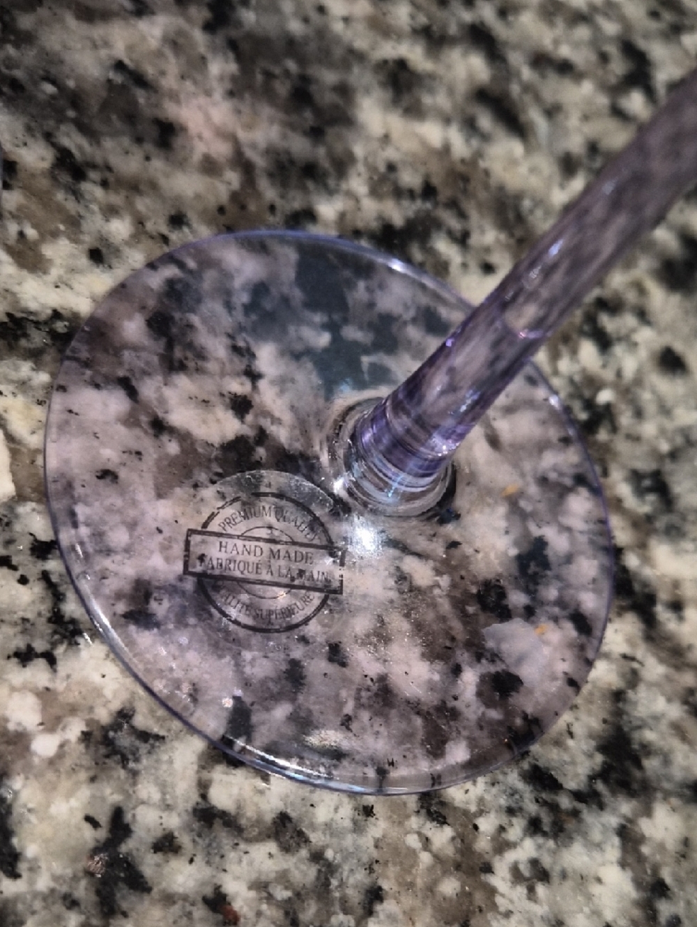 Lavender 10" Tall Champagne Flutes - Set of 2 - Picture 3 of 5